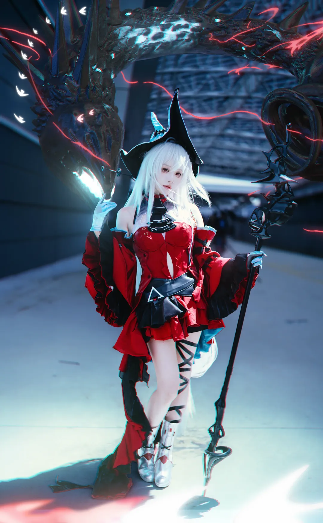 【浊心斯卡蒂cos】明日方舟，深洋之下的静谧与赤红