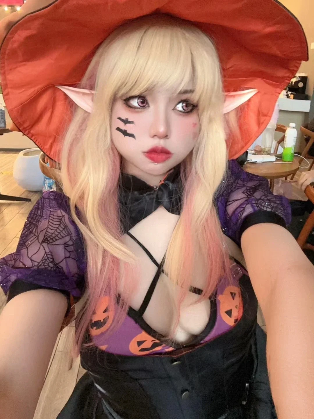 万圣节精灵巫女妆，自己动手的快乐
