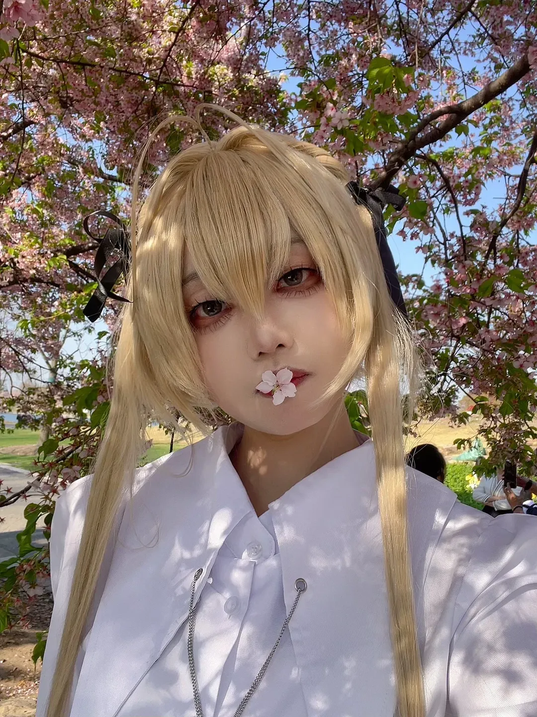 【春日野穹cos】春日里的樱花与缘之空的邂逅 - 第 6 张