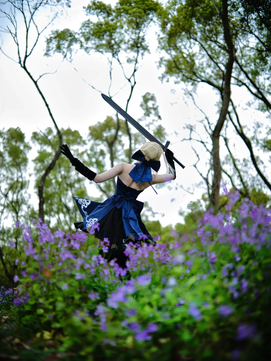 【黑sabercos】fgo上海降温天的冷冽战记与柔美花影 - 第 2 张