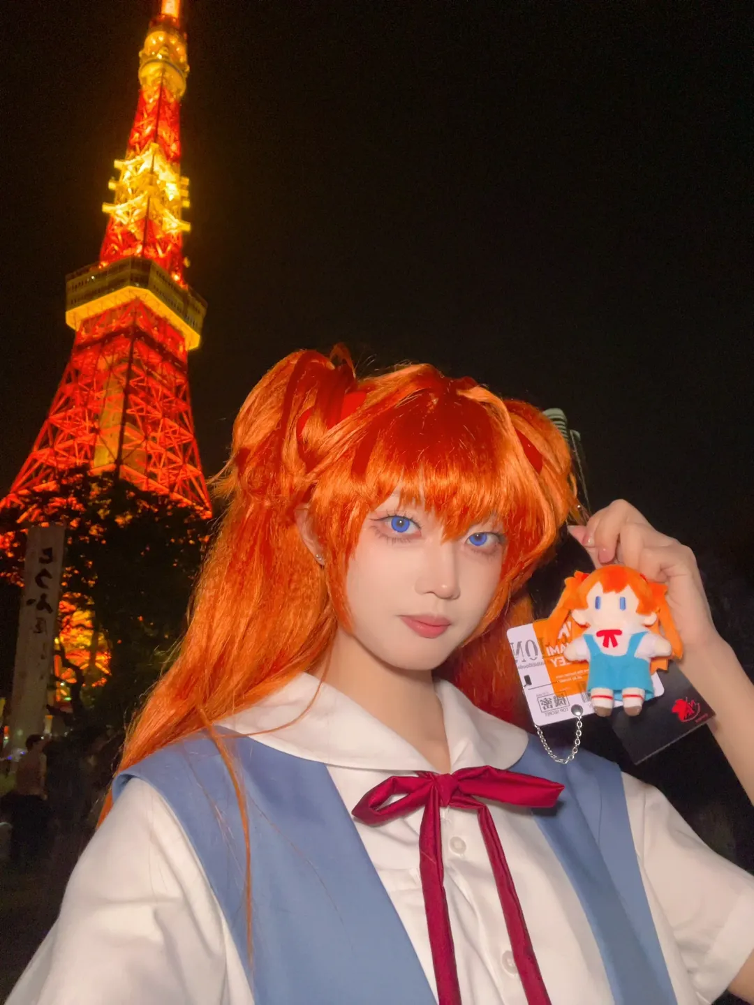 【明日香cos】新世纪福音战士 东京塔下的拍摄记录 - 第 3 张