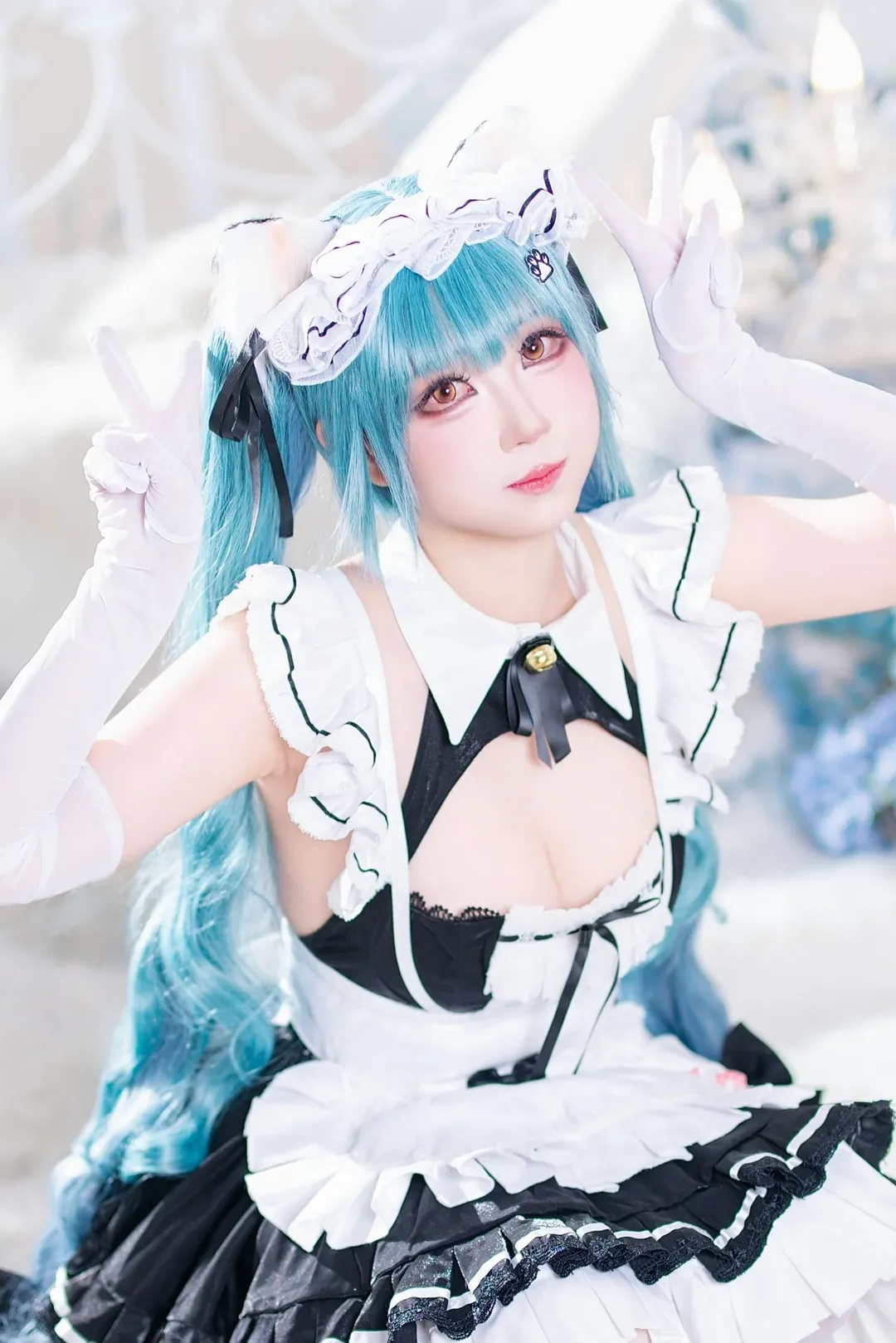 【普麗瓦蒂cos】勝利女神：妮姬女僕裝拍攝分享 - 第 1 張