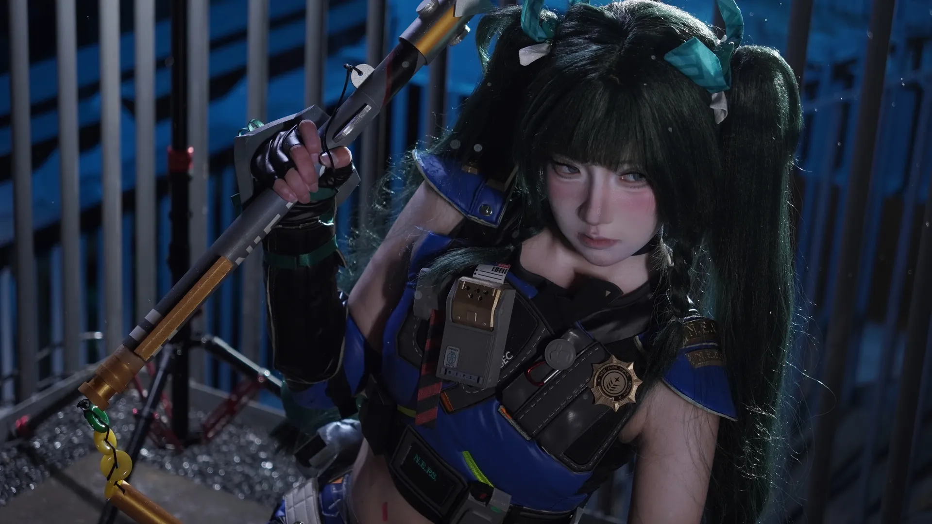 【青衣cos】绝区零特工准备就绪，冷夜战斗印记 - 第 1 张