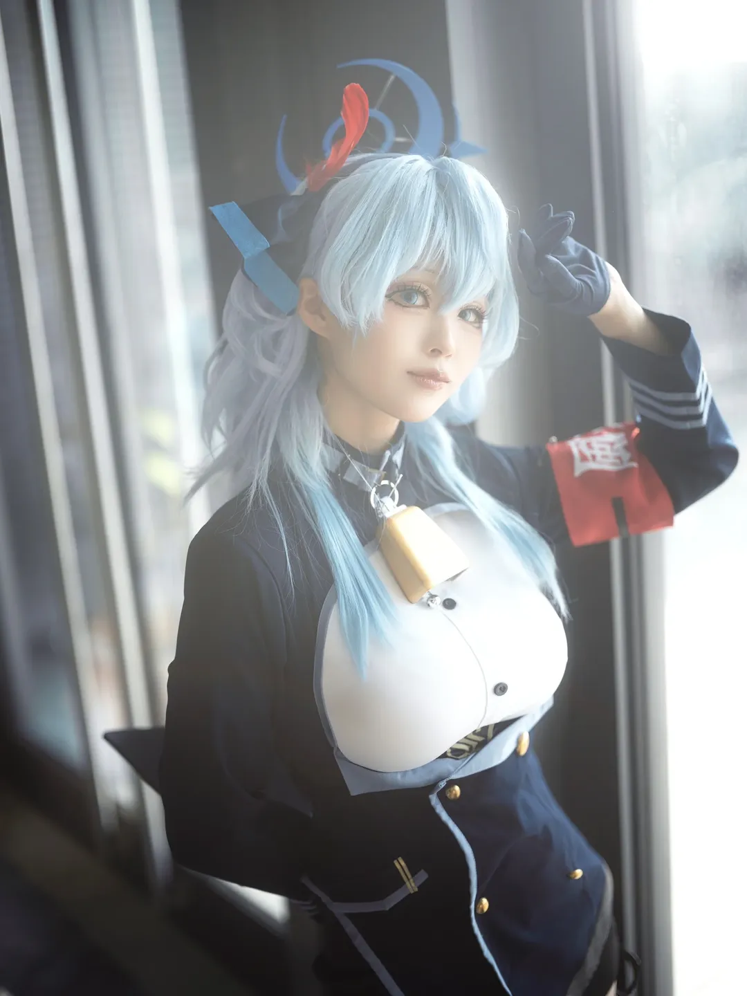 【天雨亚子cos】CP30蔚蓝档案风纪委员长场照分享 - 第 2 张