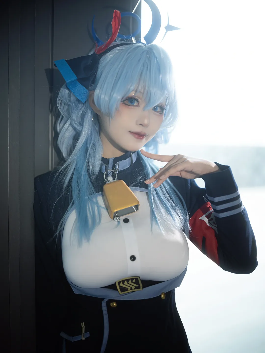 【天雨亚子cos】CP30蔚蓝档案风纪委员长场照分享