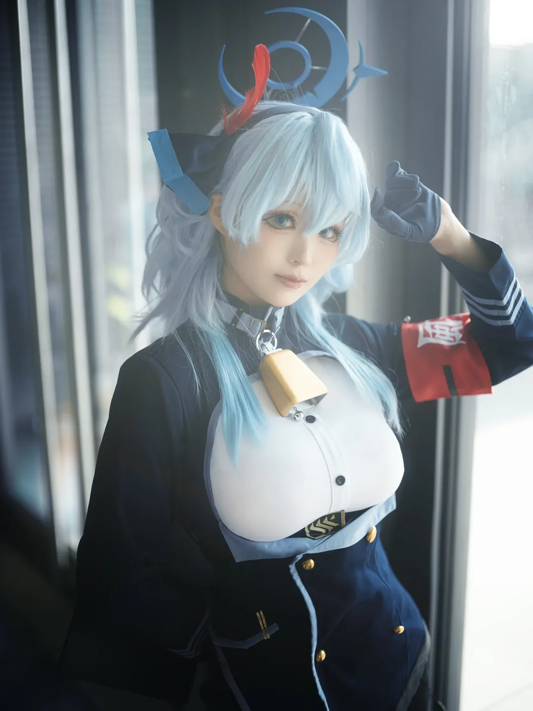 【天雨亚子cos】CP30蔚蓝档案风纪委员长场照分享 - 第 5 张