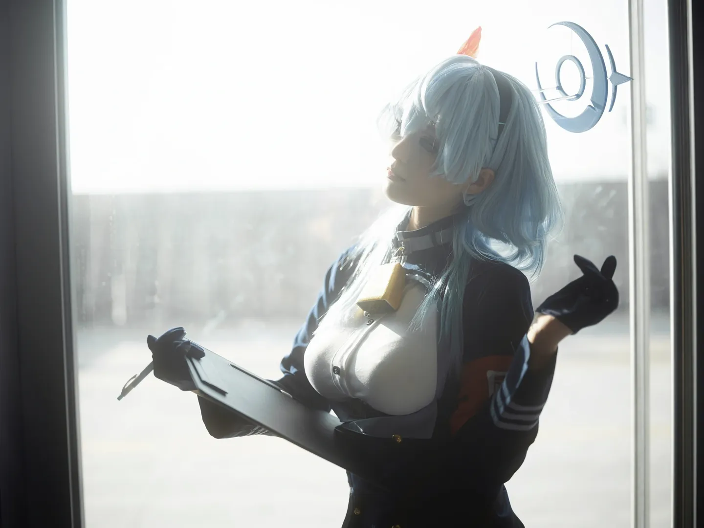 【天雨亚子cos】CP30蔚蓝档案风纪委员长场照分享 - 第 8 张