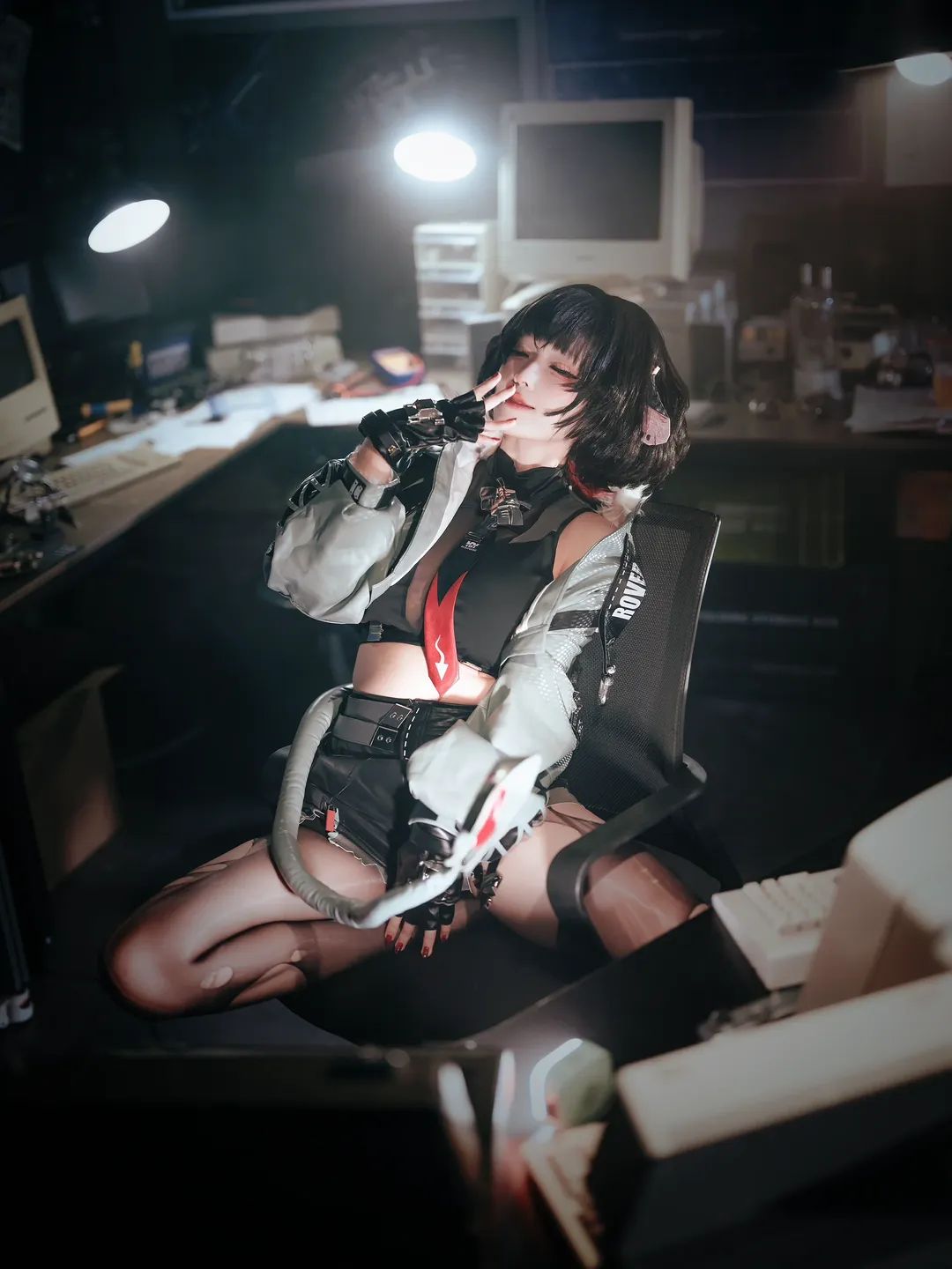 【简杜cos】绝区零的赛博小猫咪，抓住你了 - 第 1 张