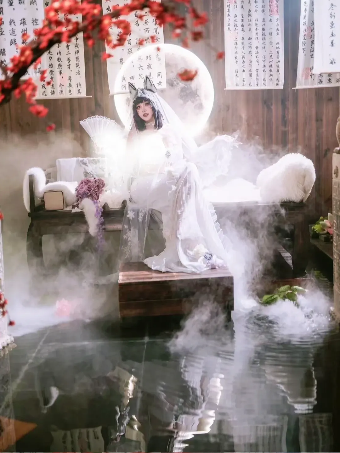 [武藏cos] 碧蓝航线花嫁造型，记录这份洁白的美 - 第 3 张