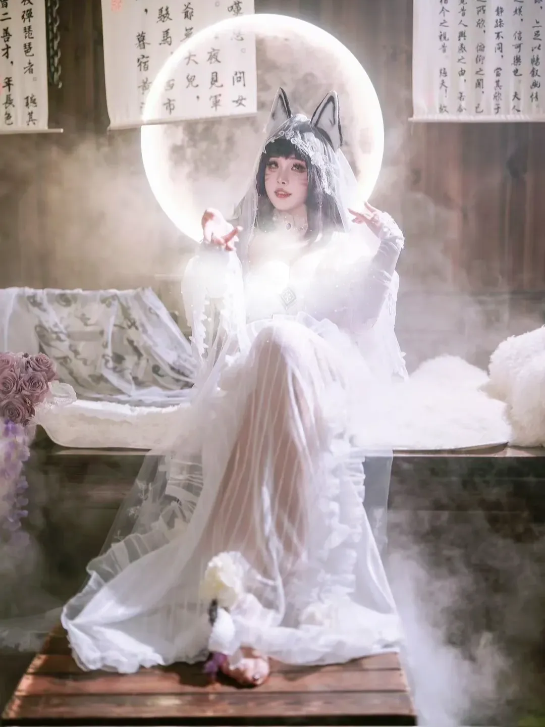 [武藏cos] 碧蓝航线花嫁造型，记录这份洁白的美 - 第 4 张