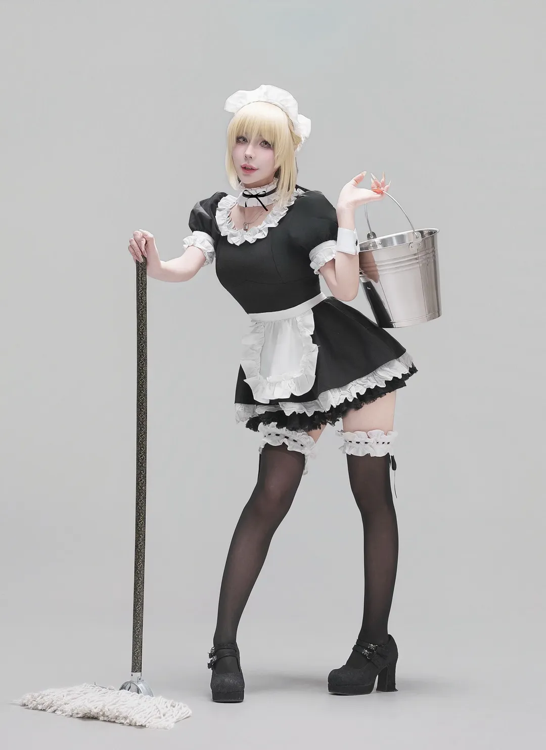【Sabercos】Fate型月里拿着拖把拒人千里的女仆 - 第 4 张