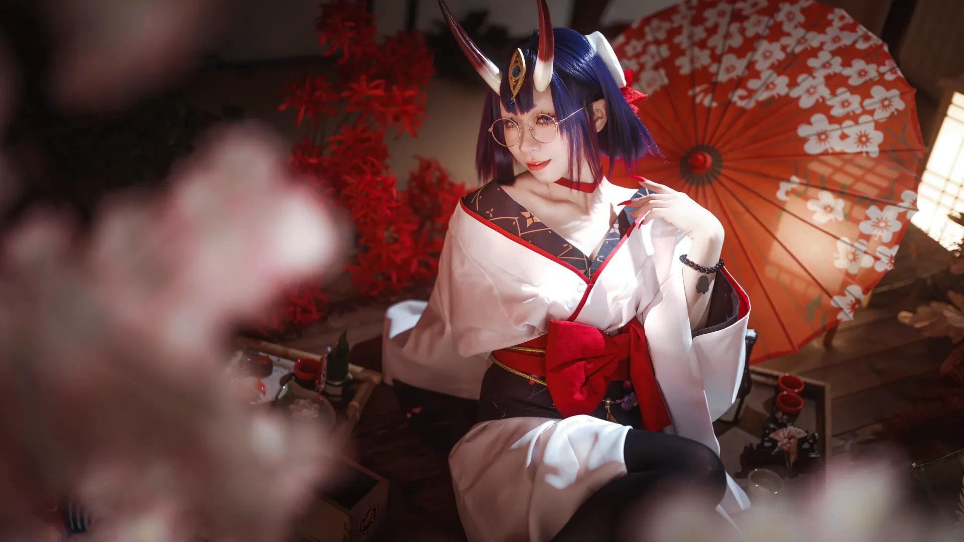 【酒吞童子cos】fgo全屏封神挑戰，還原那抹慵懶的紅唇 - 第 2 張