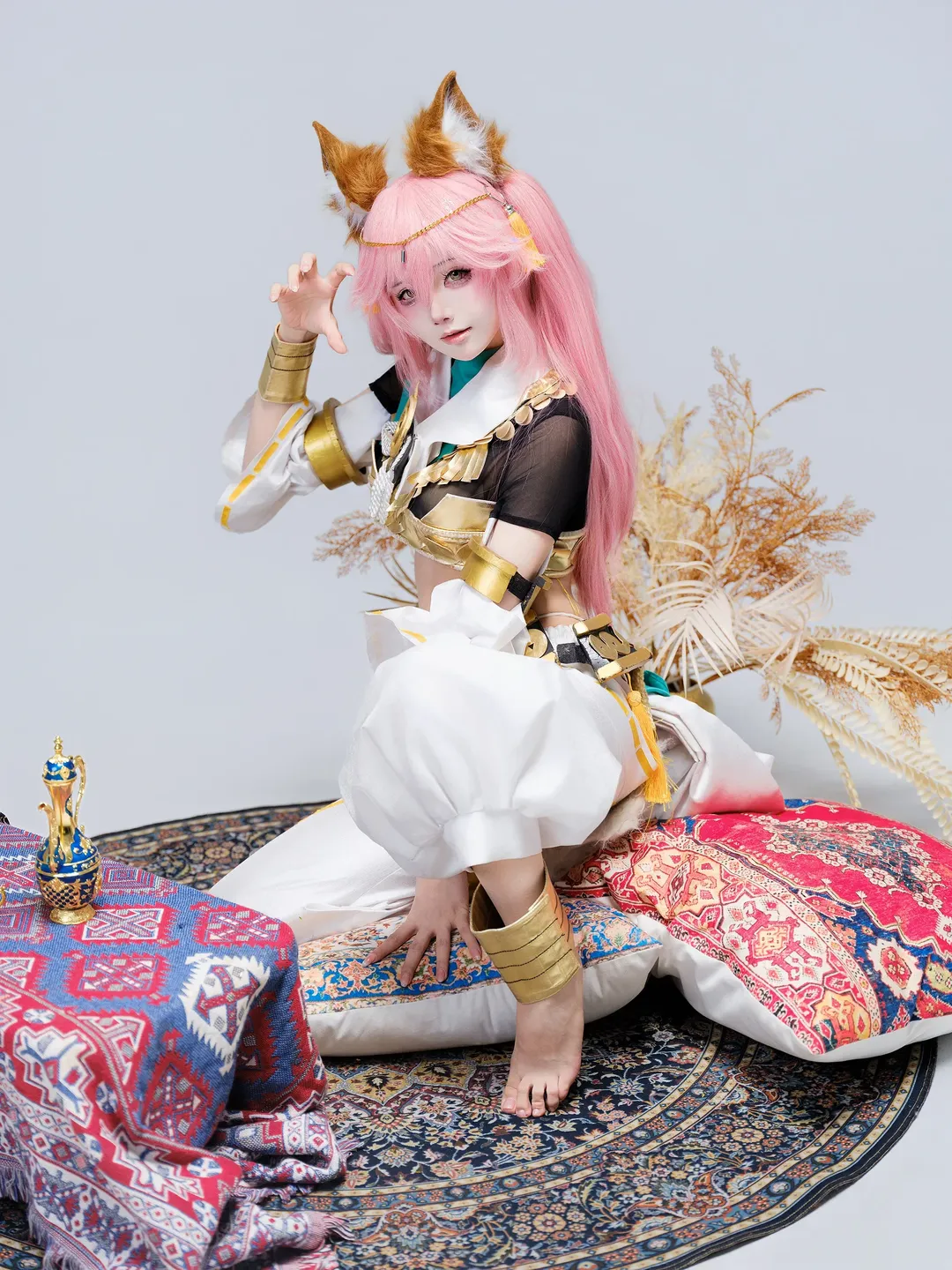 【玉藻前cos】在Fate/Grand Order裡用神燈和地毯來詮釋她的異域風情