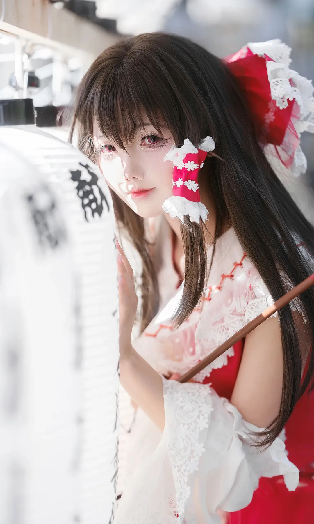 【博丽灵梦cos】在熊野本宫大社还原东方巫女的静谧瞬间
