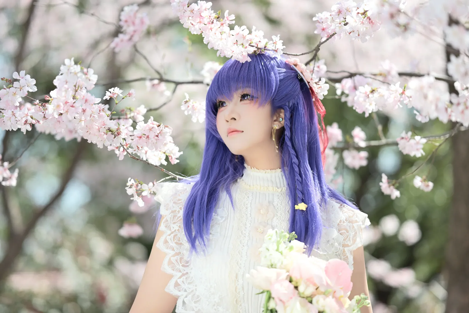 【間桐桜 コスプレ】顧村公園の桜とFate/stay night [天の杯]のひととき - 2 枚目