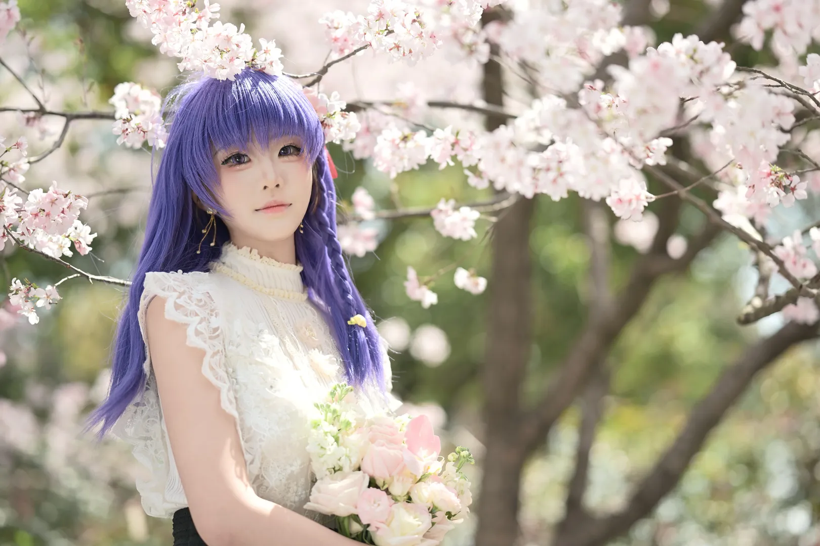 【間桐桜 コスプレ】顧村公園の桜とFate/stay night [天の杯]のひととき - 3 枚目