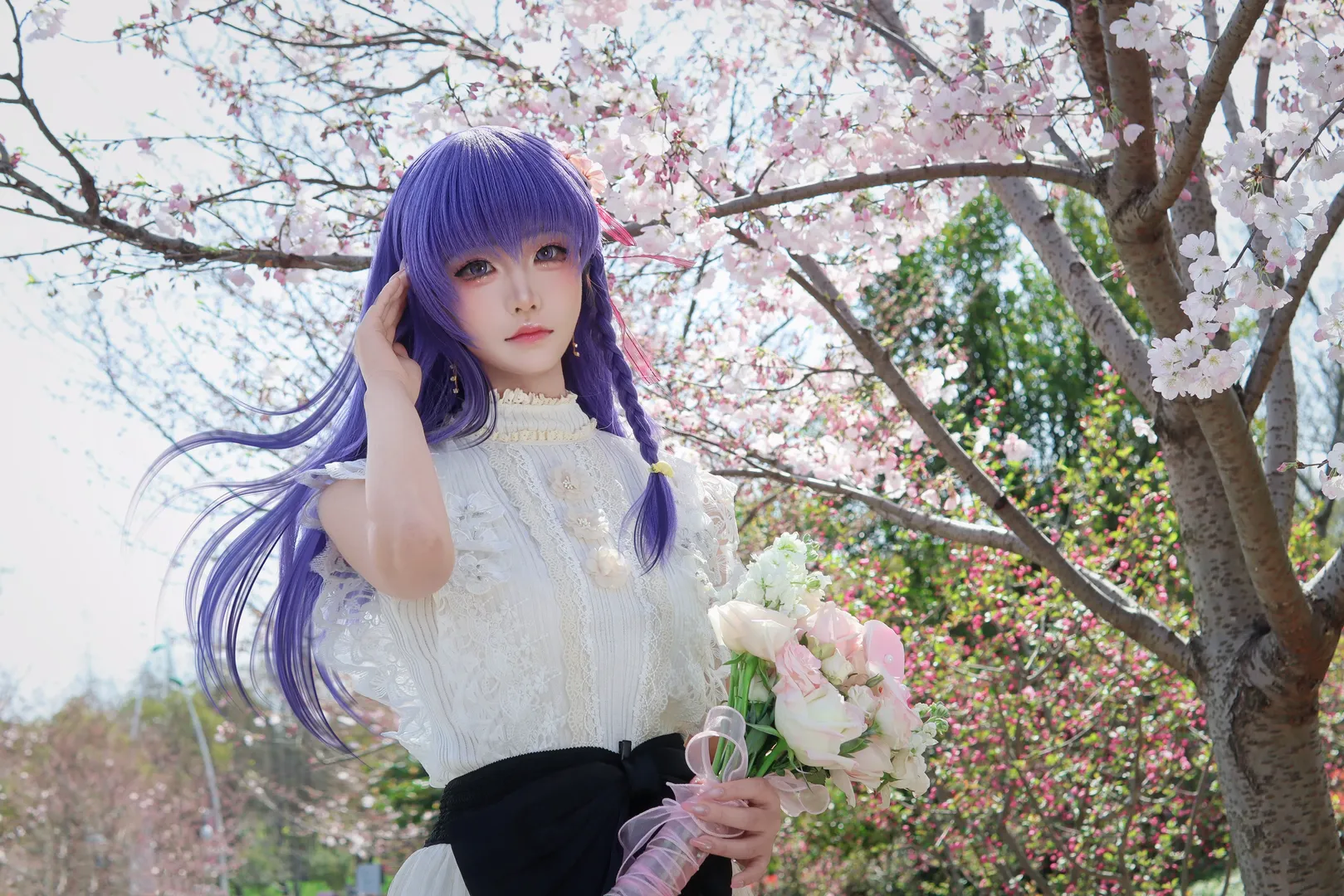 【间桐樱cos】在樱花树下做自己，成为樱一个人的正义伙伴