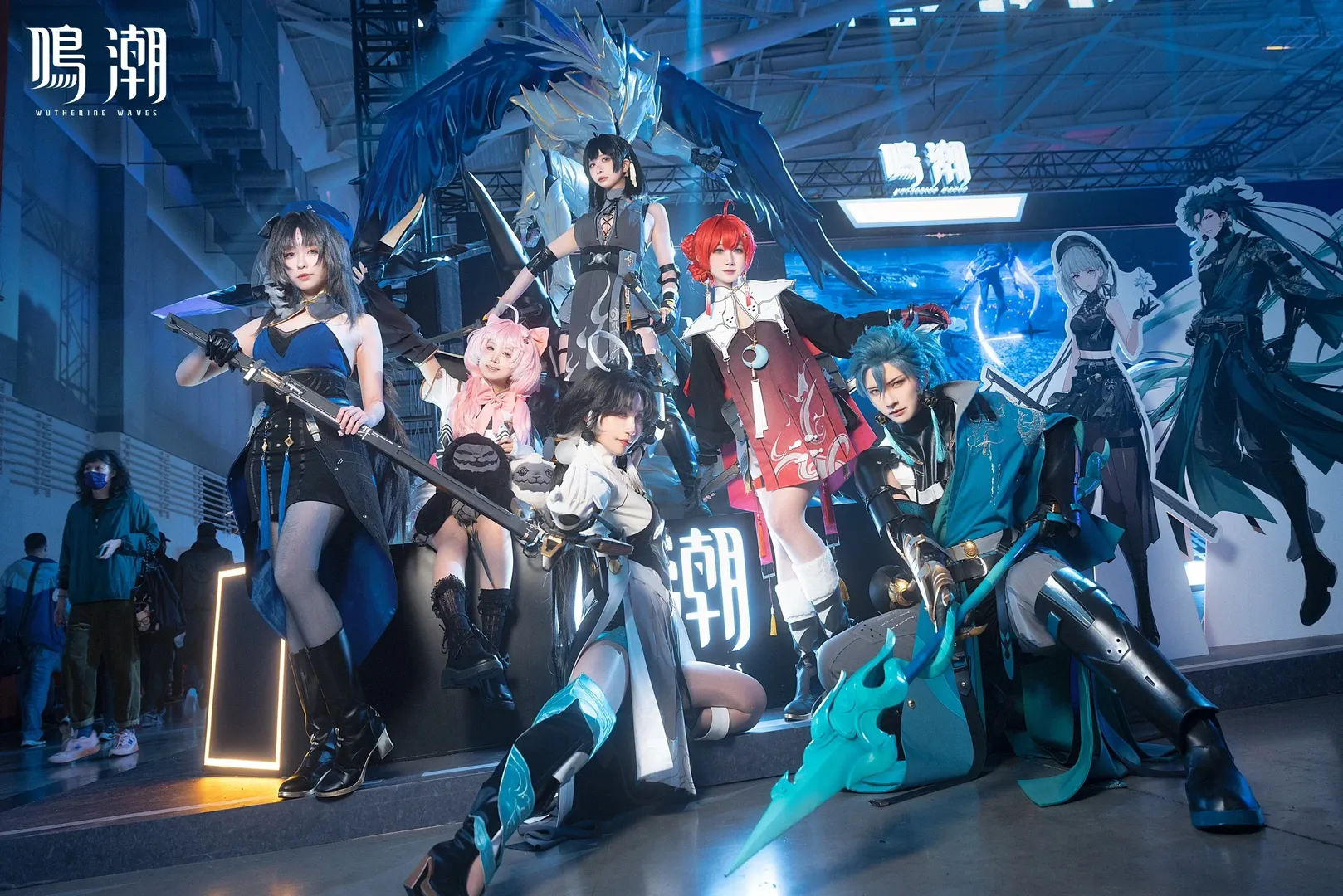 【女漂泊者 コスプレ】『鳴潮』ゲームショウ、大剣を担いで台北を暴走 - 10 枚目