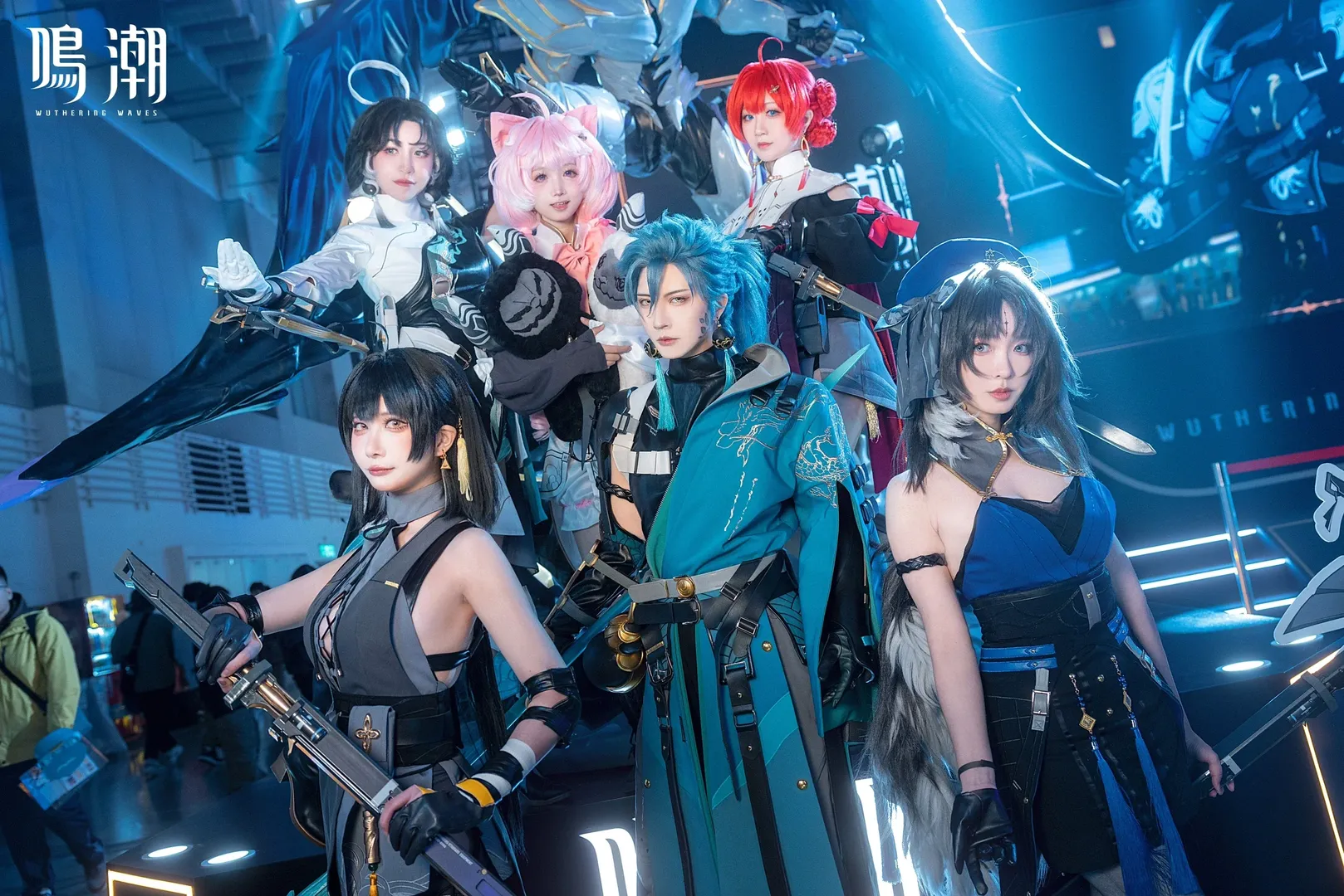 【女漂泊者 コスプレ】『鳴潮』ゲームショウ、大剣を担いで台北を暴走 - 8 枚目