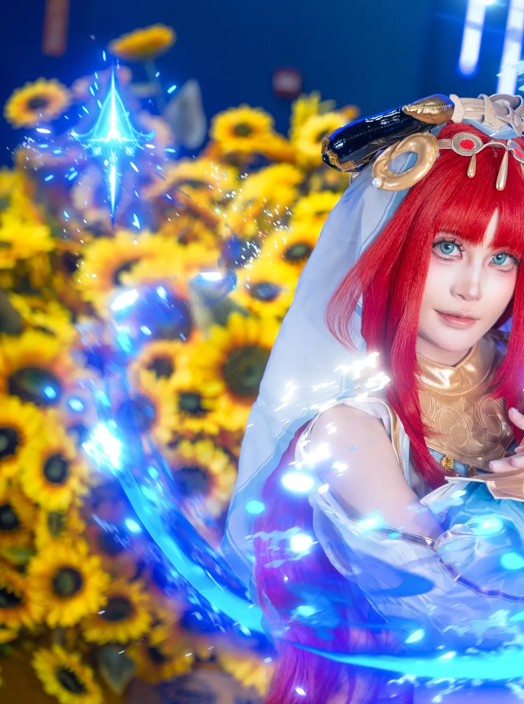 【妮露cos】和浪花共舞，定格须弥的水色光影