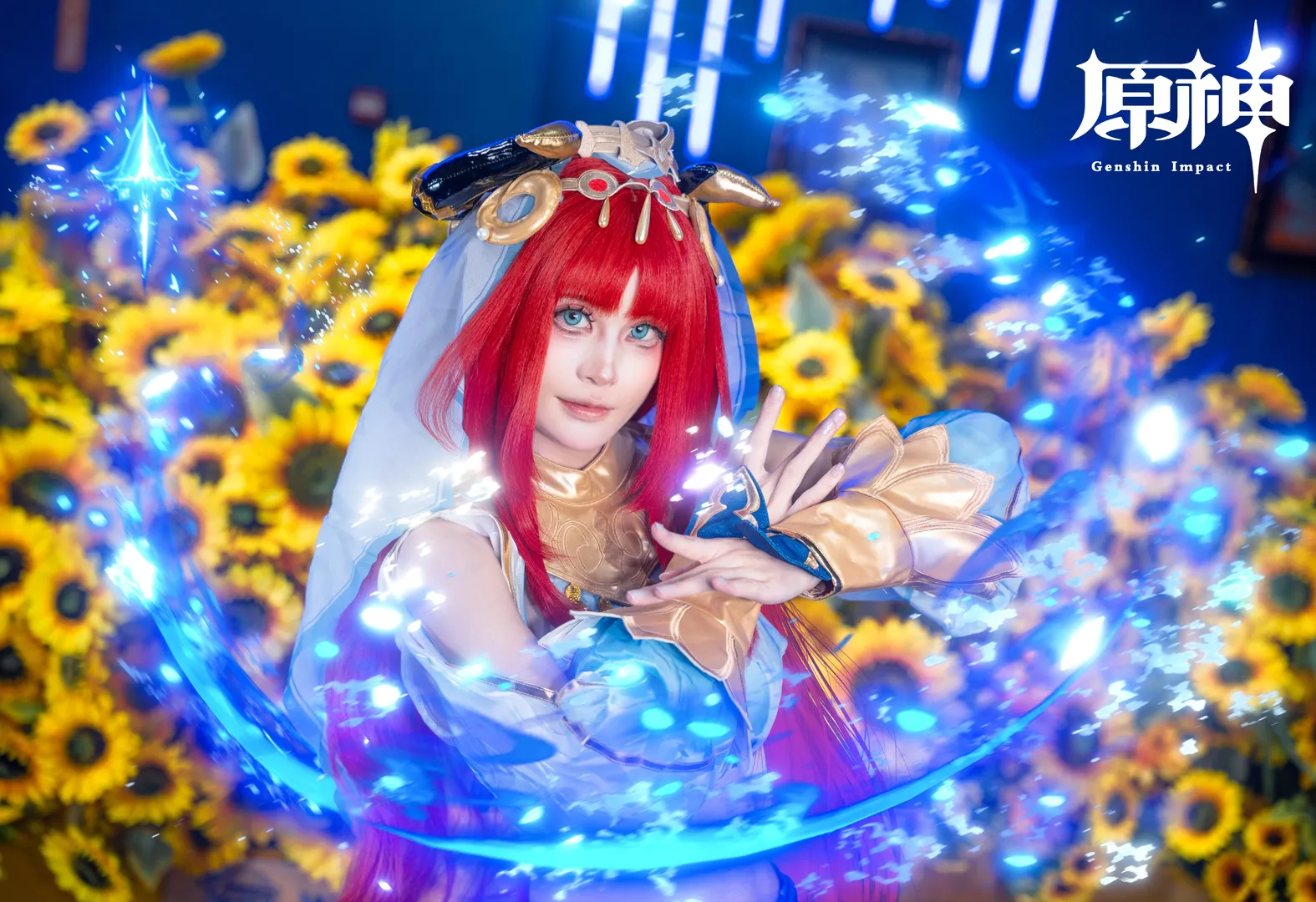 【妮露cos】和浪花共舞，定格须弥的水色光影 - 第 3 张