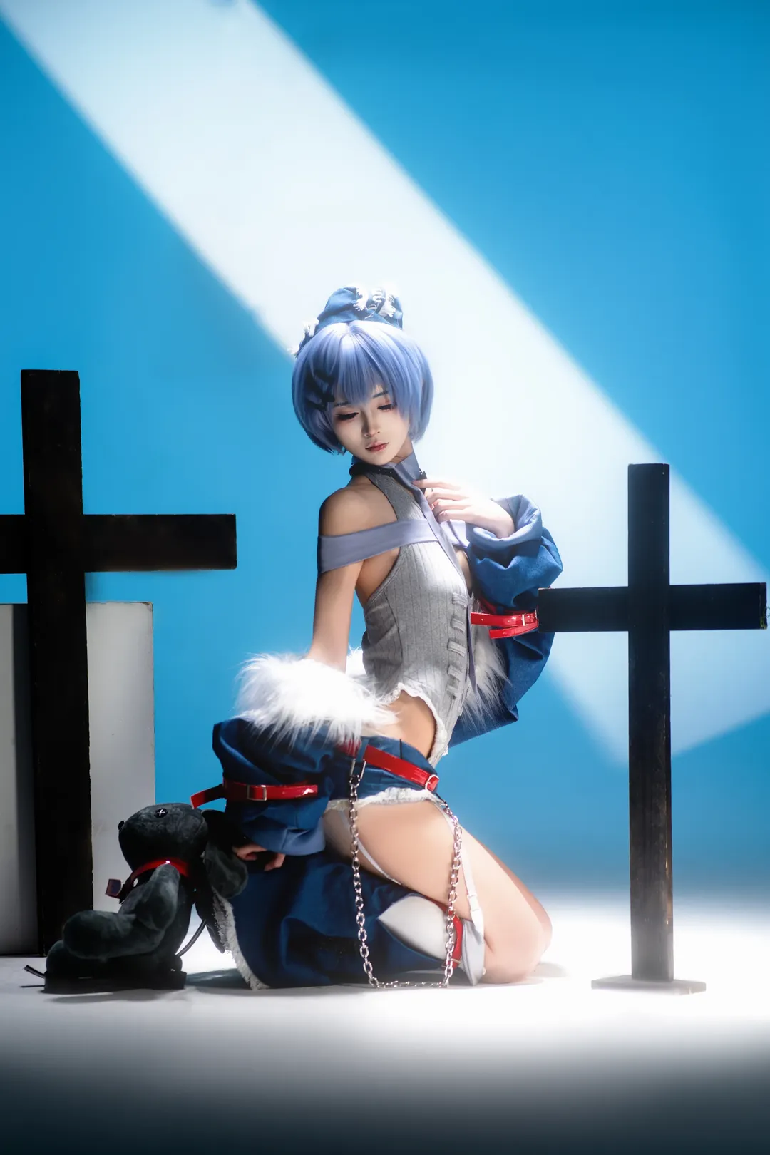 【綾波麗cos】新世紀福音戰士：搖滾麗麗的全新嘗試 - 第 2 張