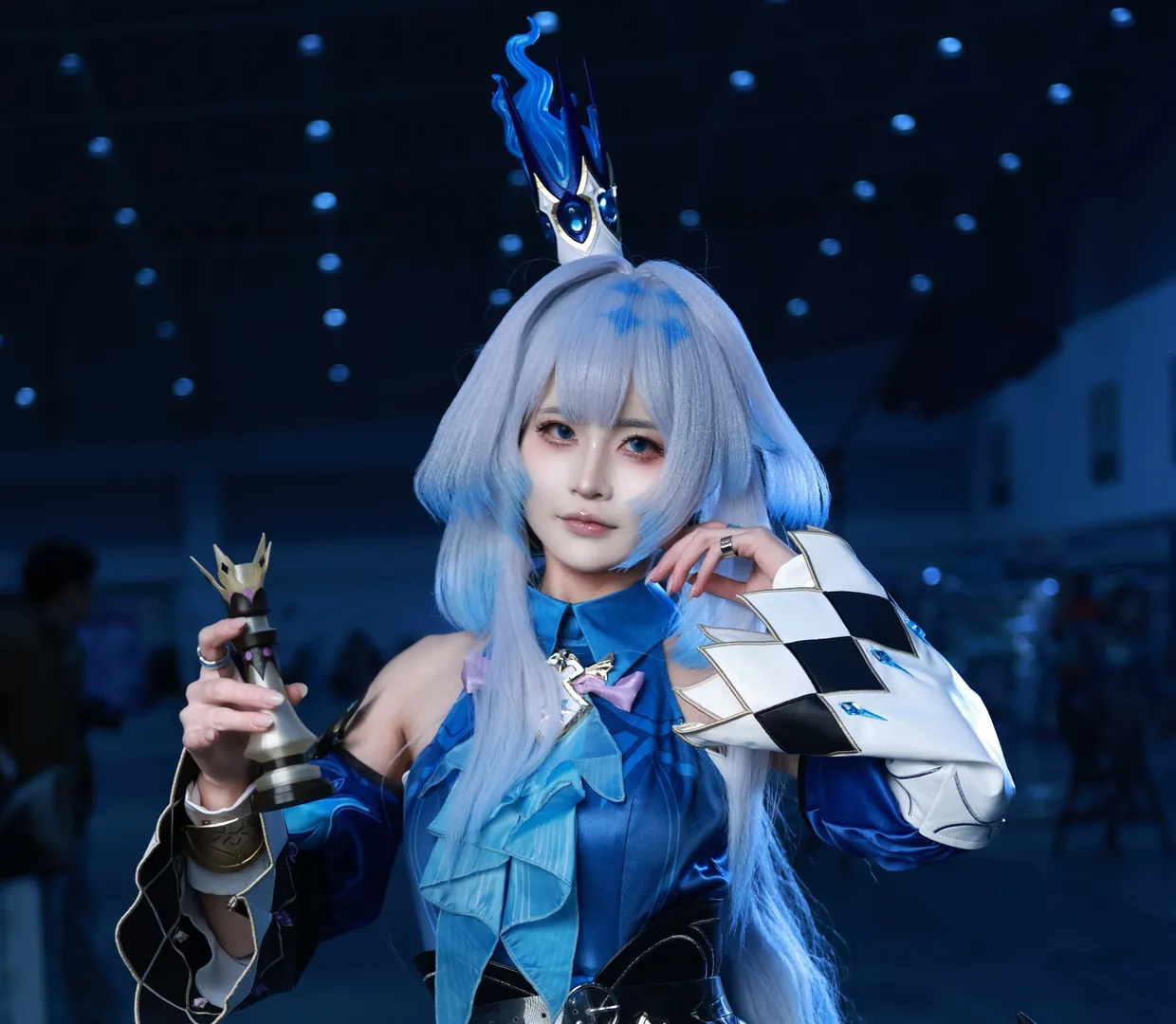 【刻律德菈cos】崩坏星穹铁道中的蓝色棋手与假装有桌子的日常 - 第 2 张