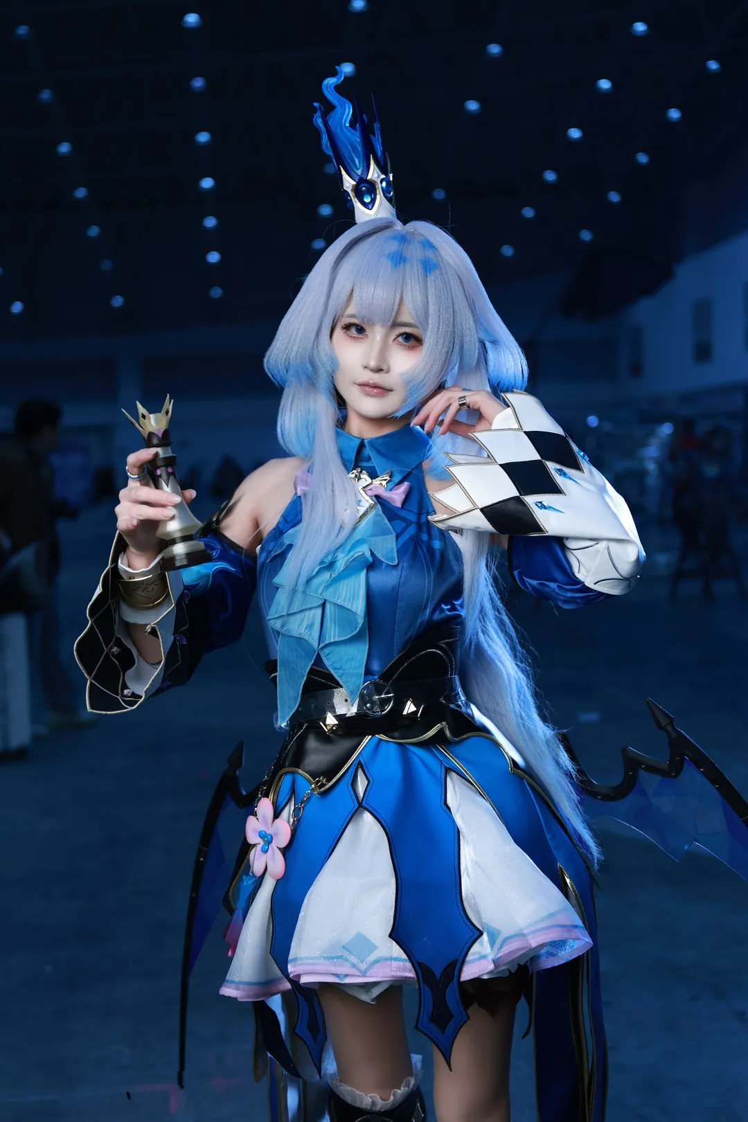 【刻律德菈cos】崩坏星穹铁道中的蓝色棋手与假装有桌子的日常