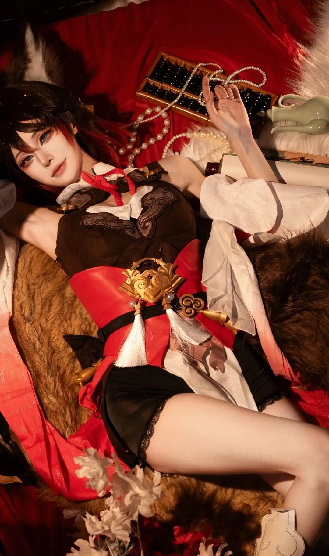 【停云cos】崩坏星穹铁道仙舟里的那抹红黑倩影