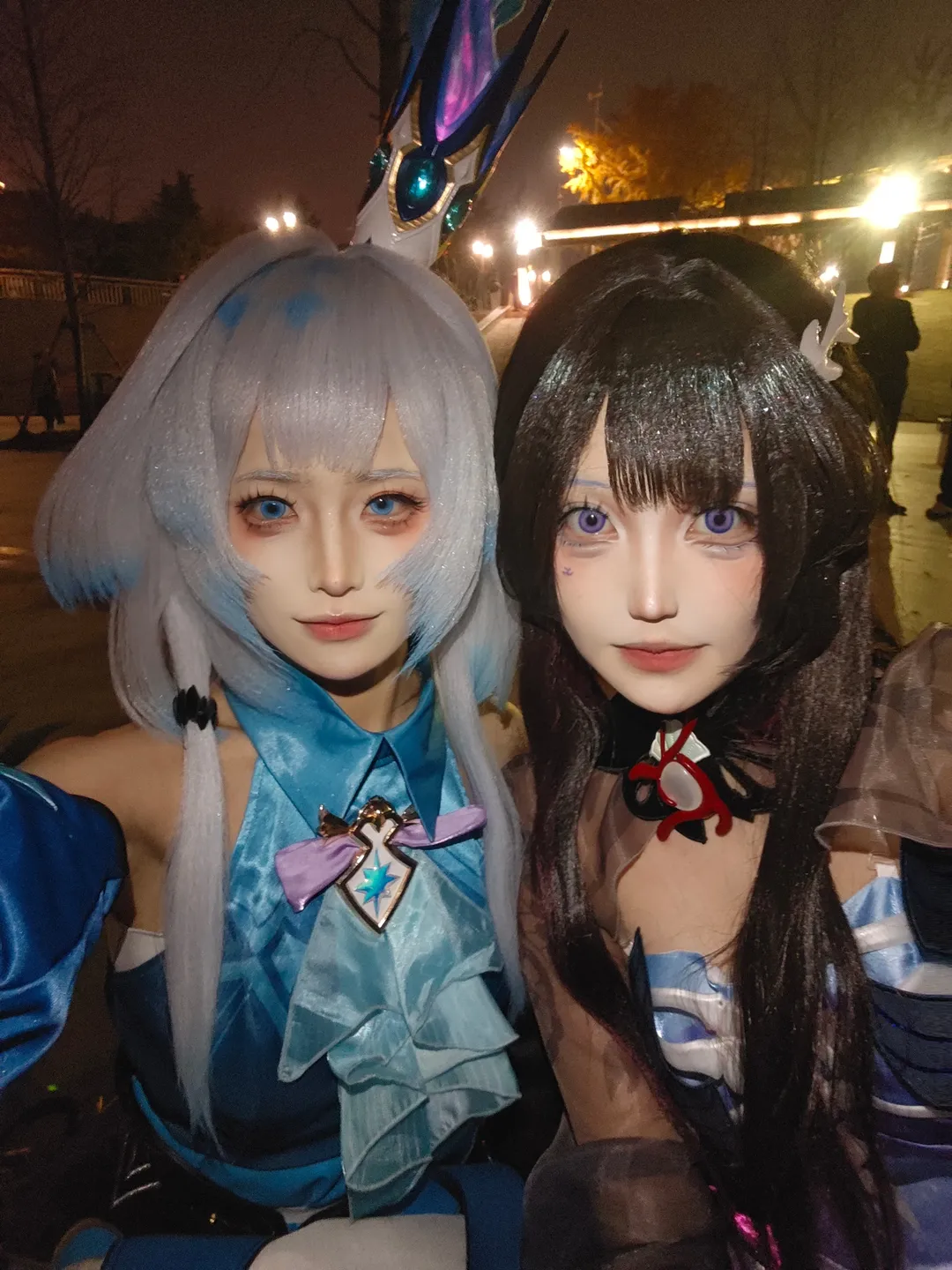 [Cerydra cosplay & Helektra cosplay] Honkai: Star Rail Duo by the Midnight Waters - Image 1