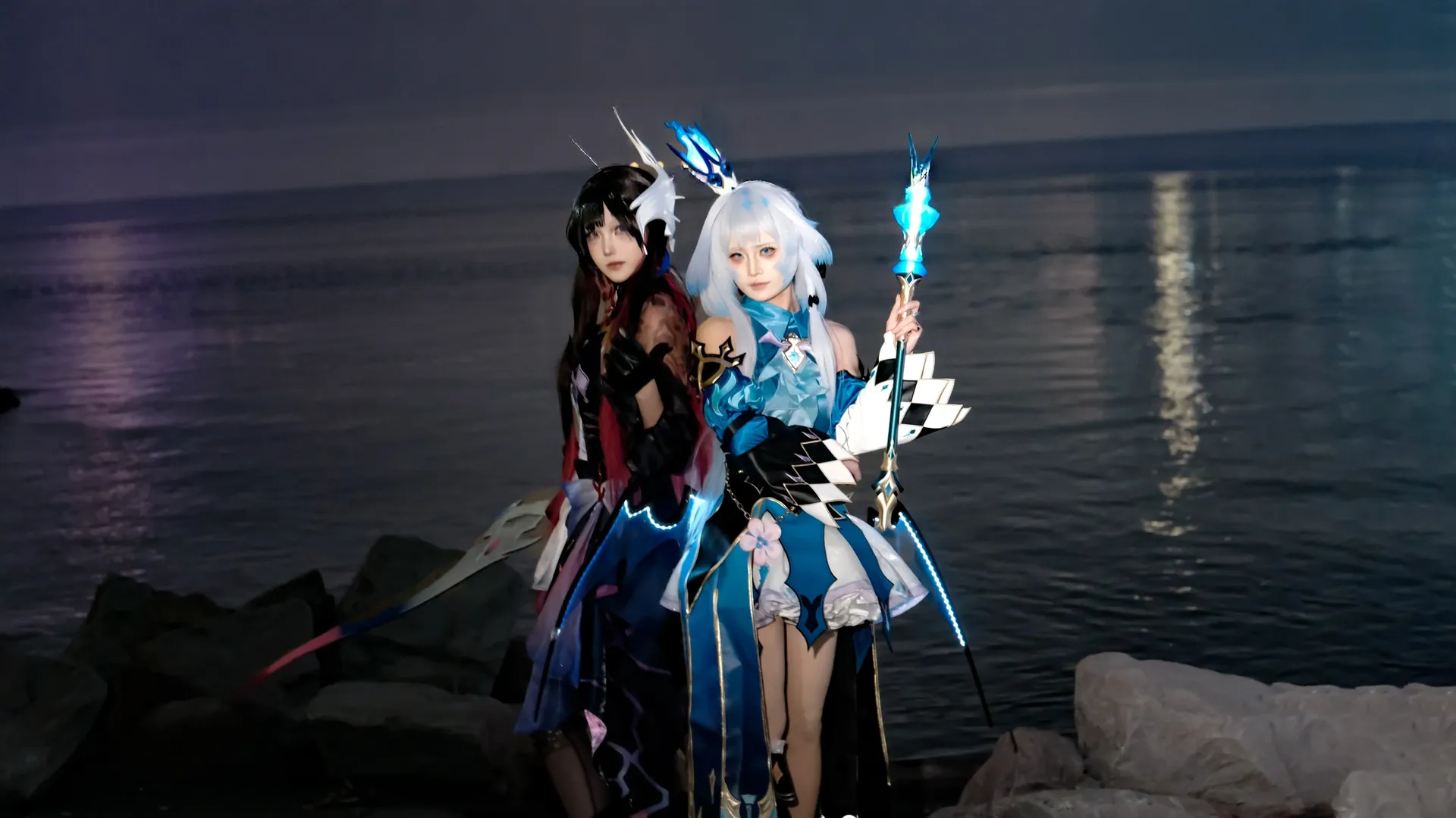 【刻律德菈与海瑟音cos】午夜水畔的星铁双人组
