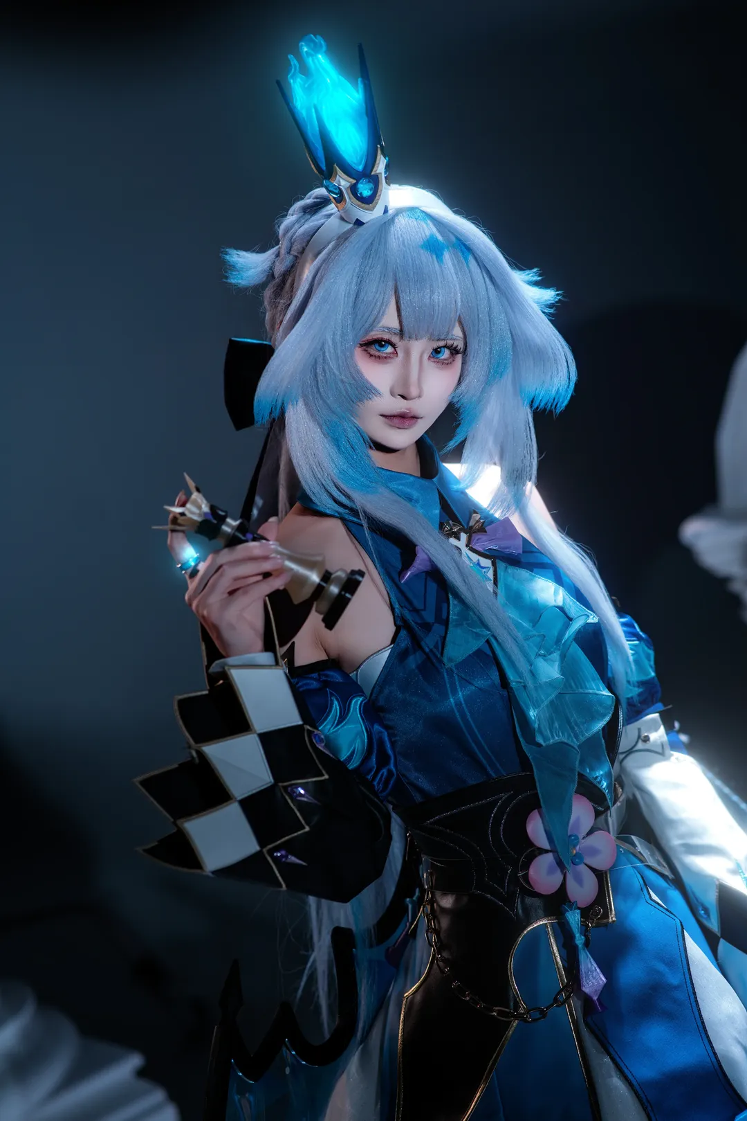 【刻律德菈cos】崩坏星穹铁道，冰蓝水晶下的神秘棋局 - 第 2 张