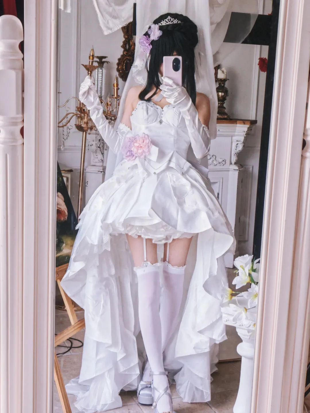 【时崎狂三cos】前短后长花嫁礼服试衣记录 - 第 2 张