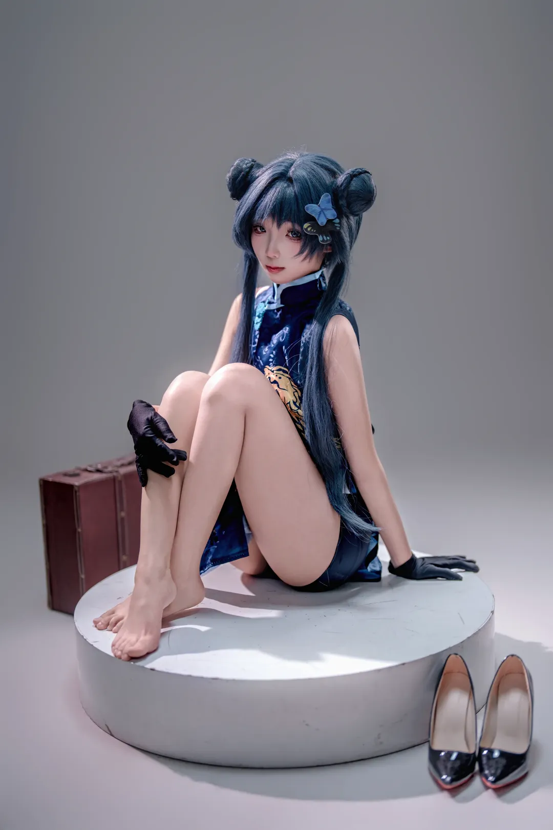 【妃咲cos】碧藍航線的龍華門主，旗袍下的從容氣度 - 第 1 張