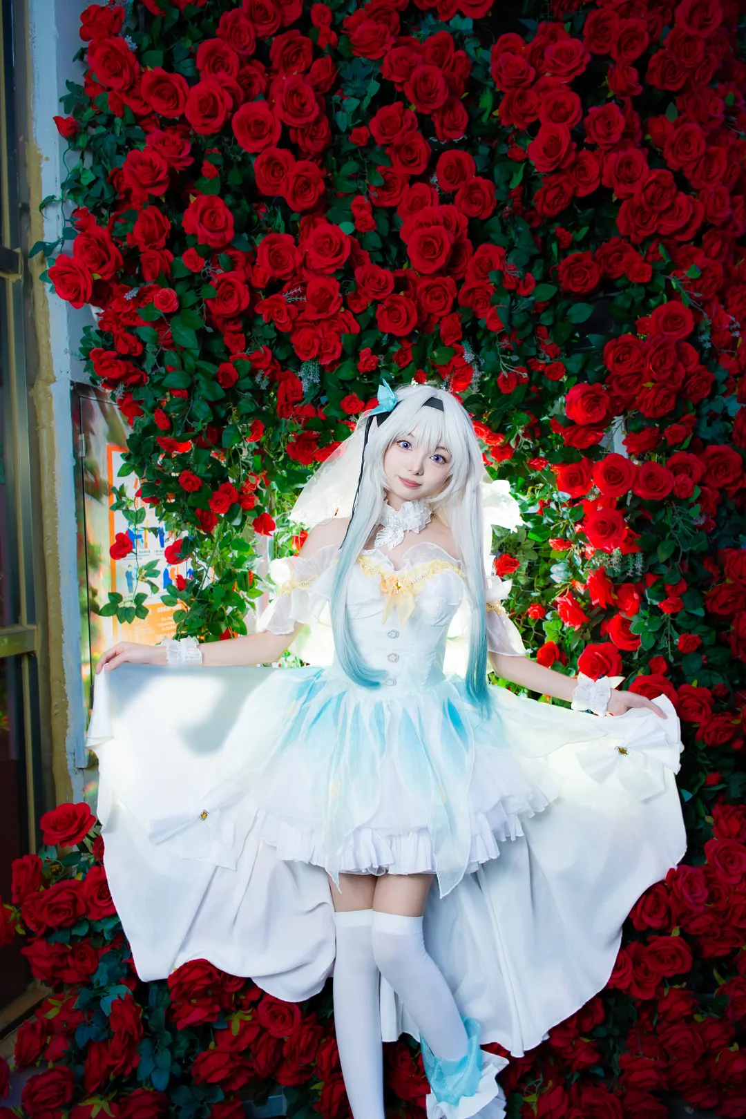 【流萤cos】崩坏星穹铁道花嫁流萤，开拓者的专属礼物