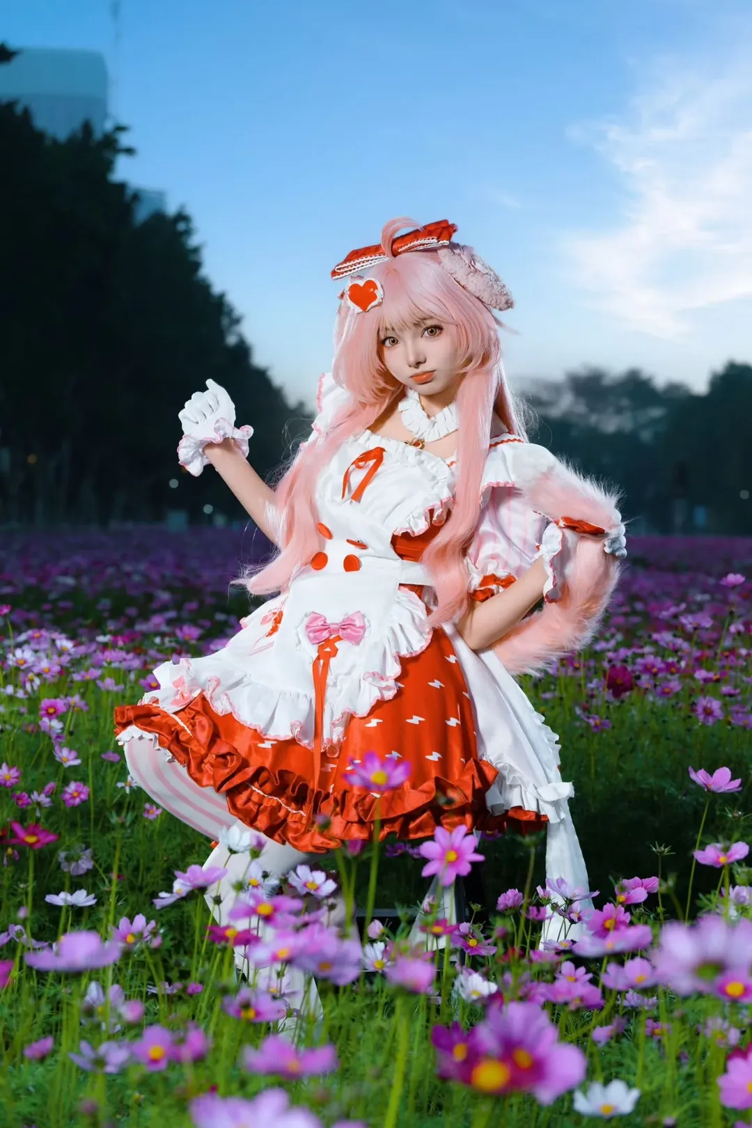 【澄闪cos】明日方舟三丽鸥联动版的花海写真 - 第 1 张