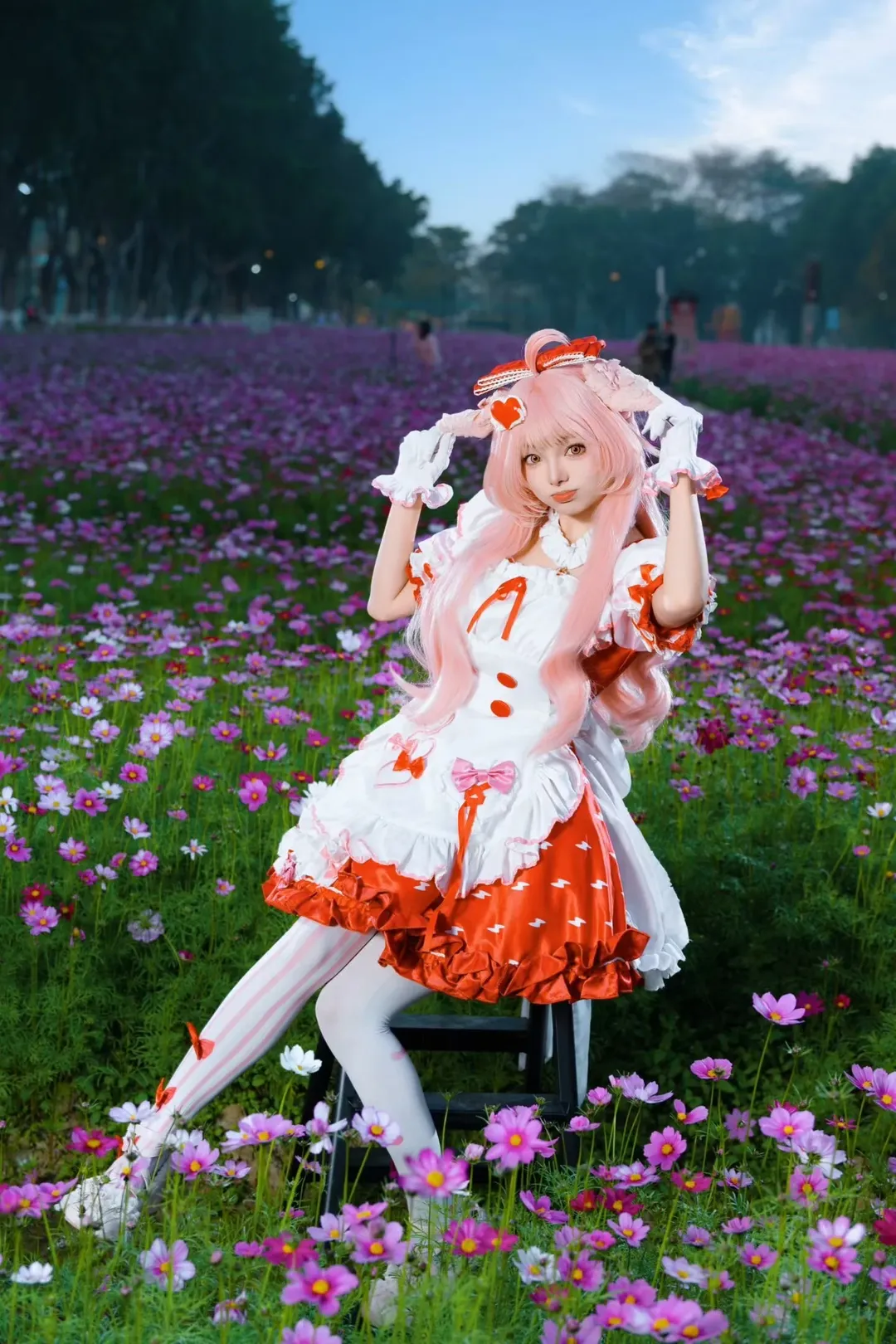【澄闪cos】明日方舟三丽鸥联动版的花海写真 - 第 3 张