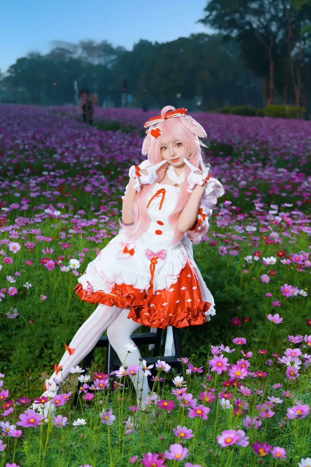 【澄闪cos】明日方舟三丽鸥联动版的花海写真 - 第 6 张