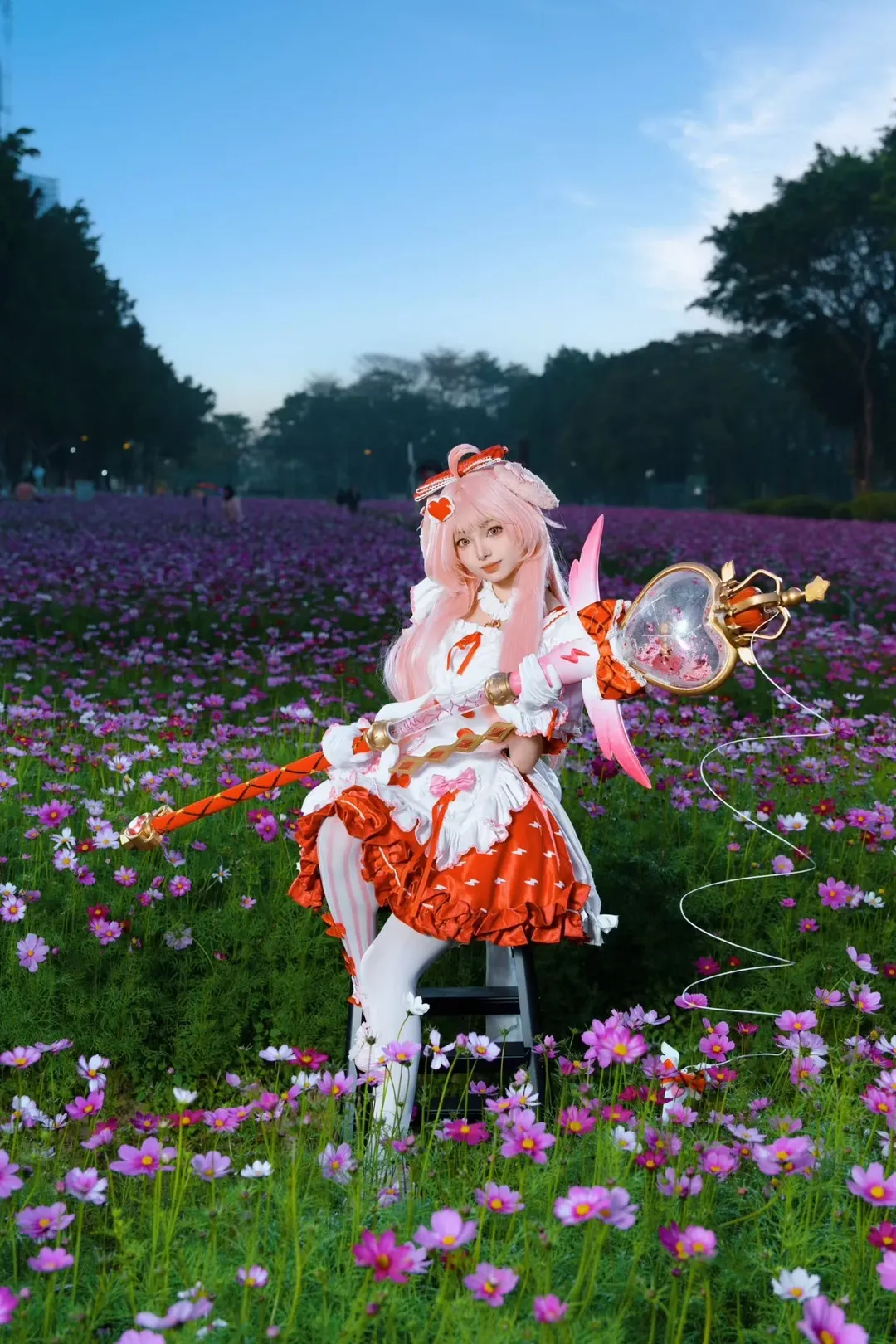 【澄闪cos】明日方舟三丽鸥联动版的花海写真 - 第 7 张