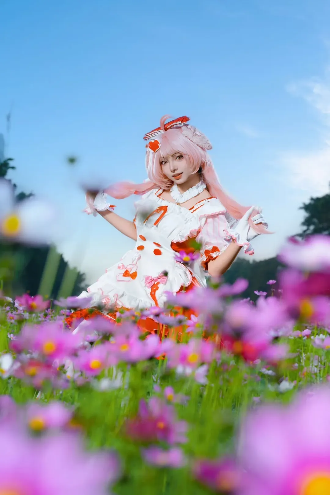 【澄闪cos】明日方舟三丽鸥联动版的花海写真 - 第 8 张