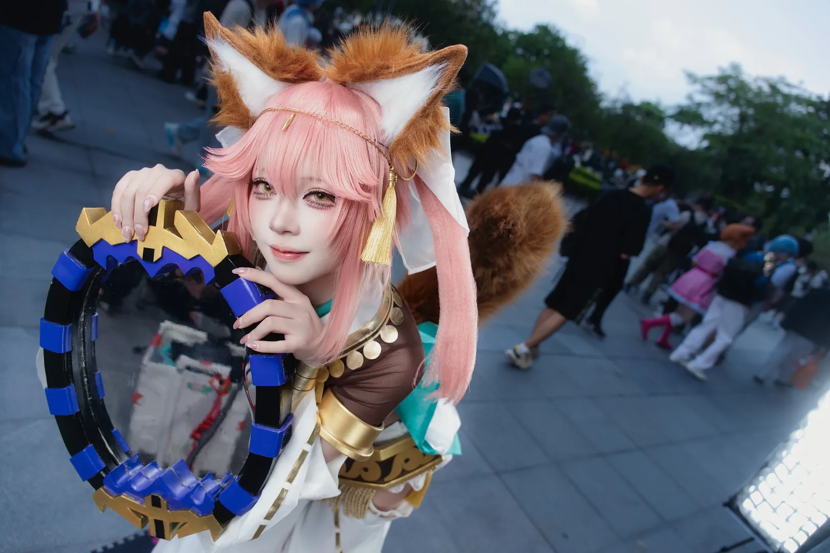 [Tamamo no Mae cosplay] Arts Shrine Maiden Fox in Fate/Grand Order: Convention Log - Image 4