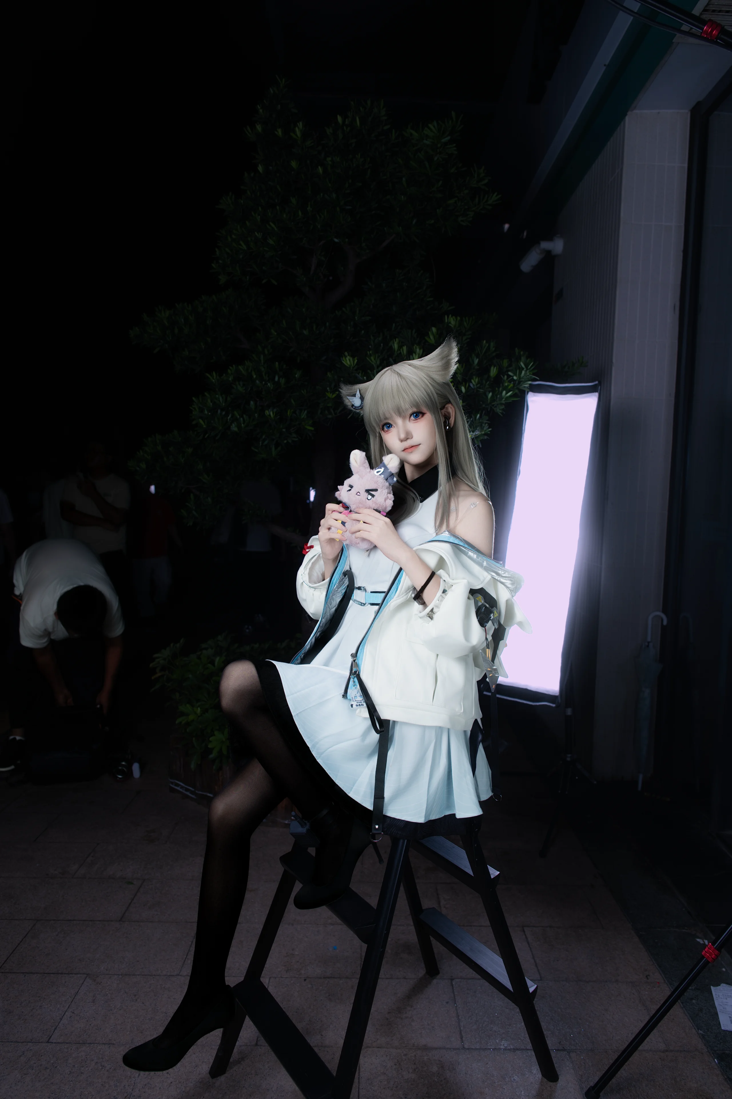 【佩丽卡cos】终末地，深夜场外的机能风漫步 - 第 2 张