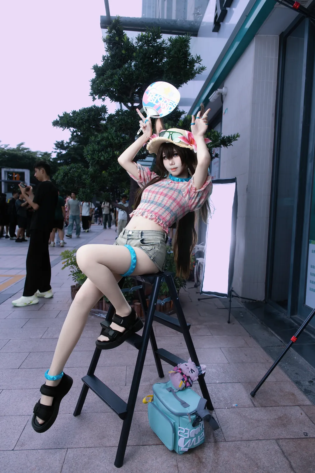 【阿米娅cos】夏日限定兔兔，广州萤火虫漫展的清凉出片