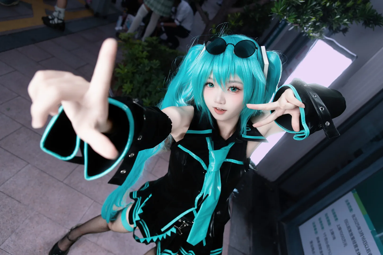 【初音ミク コスプレ】広州蛍火虫アニメエキスポD3、W初音ミク企画レポ - 2 枚目