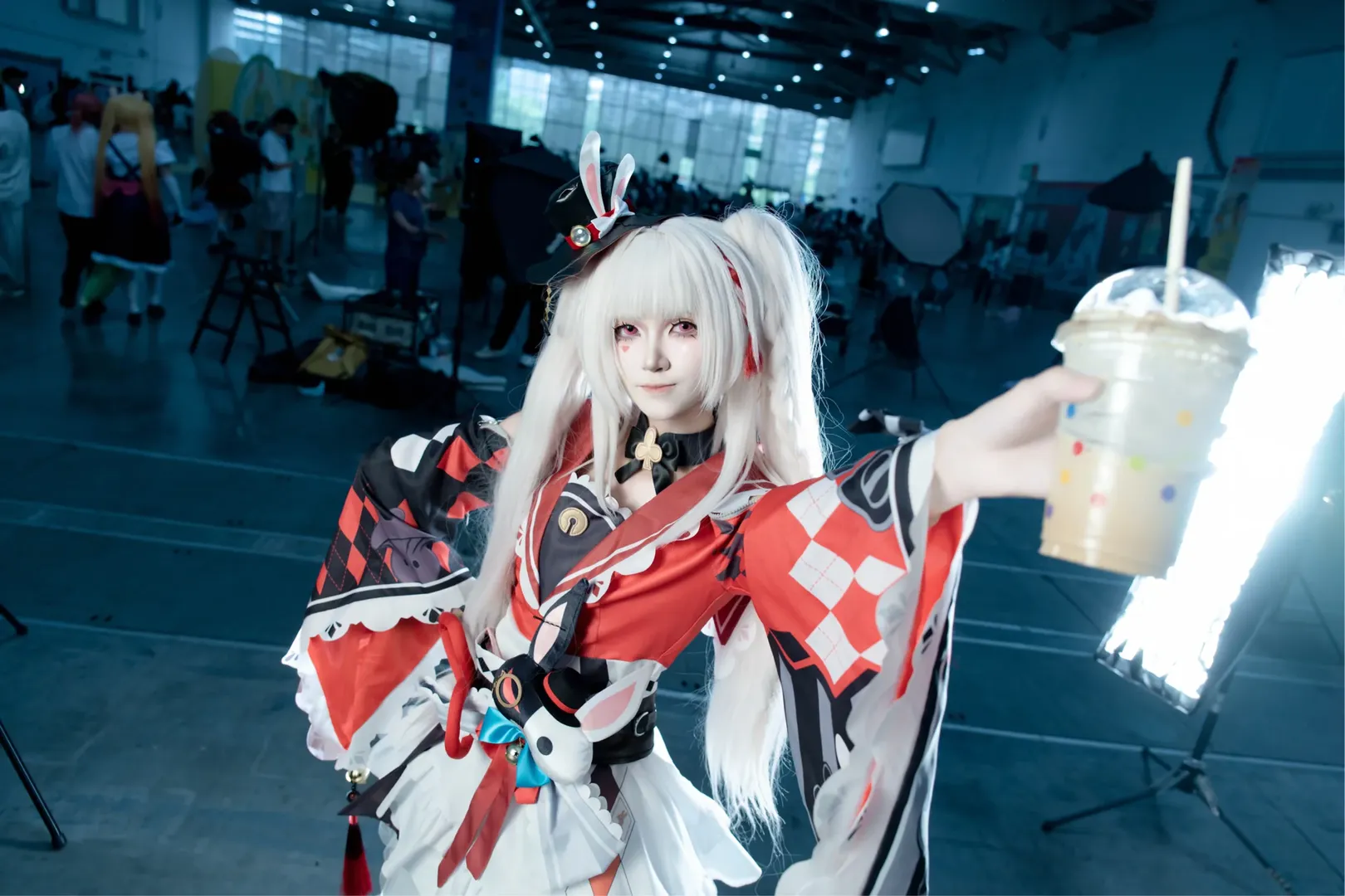 【火花cos】中山as漫展冷调光影与红黑和风实拍记录 - 第 2 张