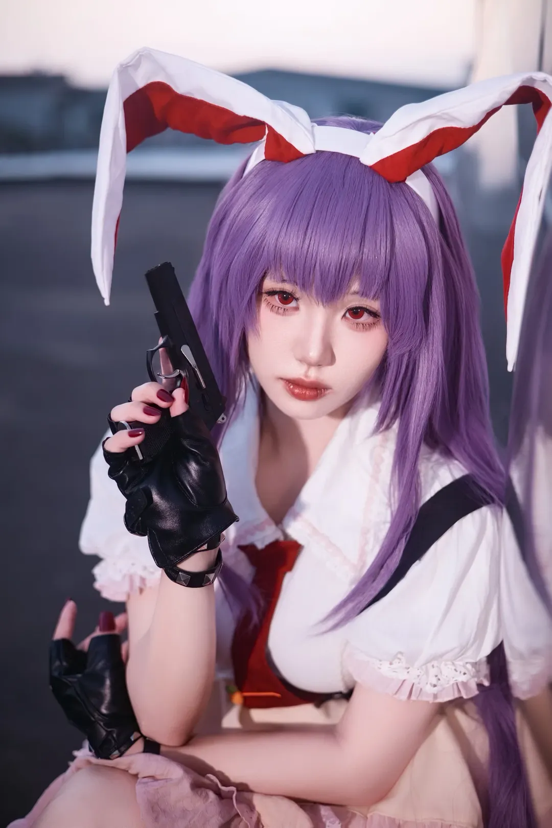 【铃仙优昙华院因幡cos】东方project里的反差兔耳少女