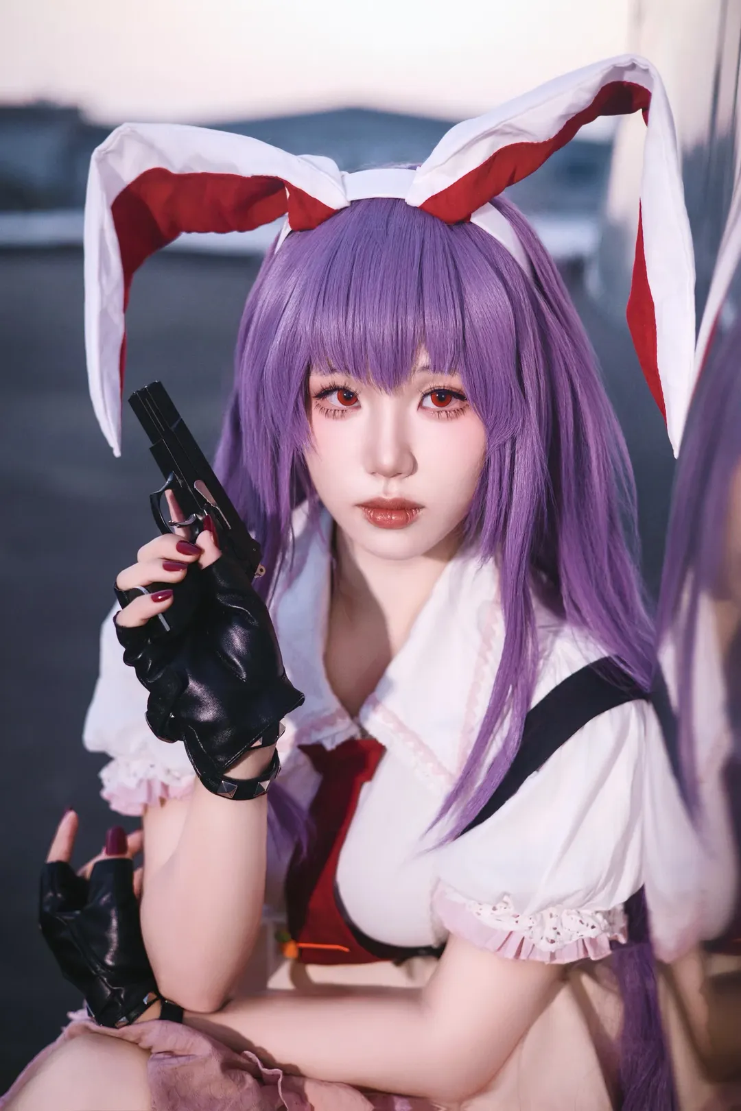 【铃仙优昙华院因幡cos】东方project里的反差兔耳少女 - 第 2 张