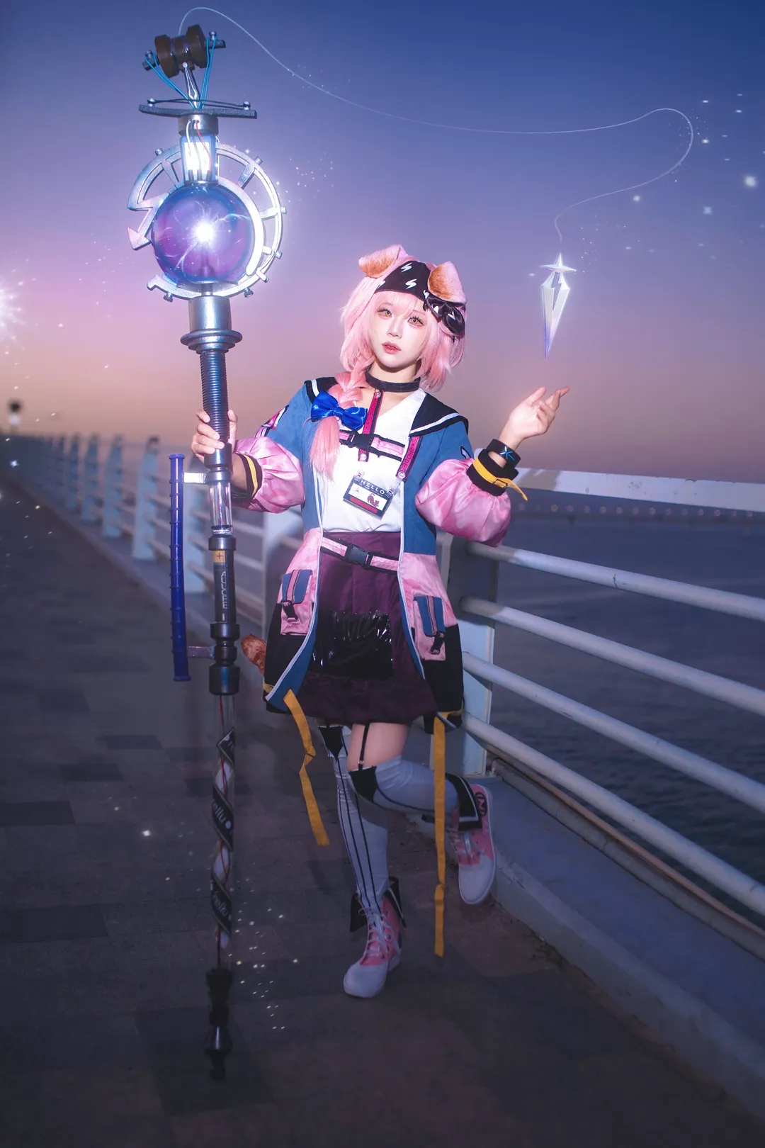 【澄闪cos】明日方舟雪山降临1101魔法小猫 - 第 1 张