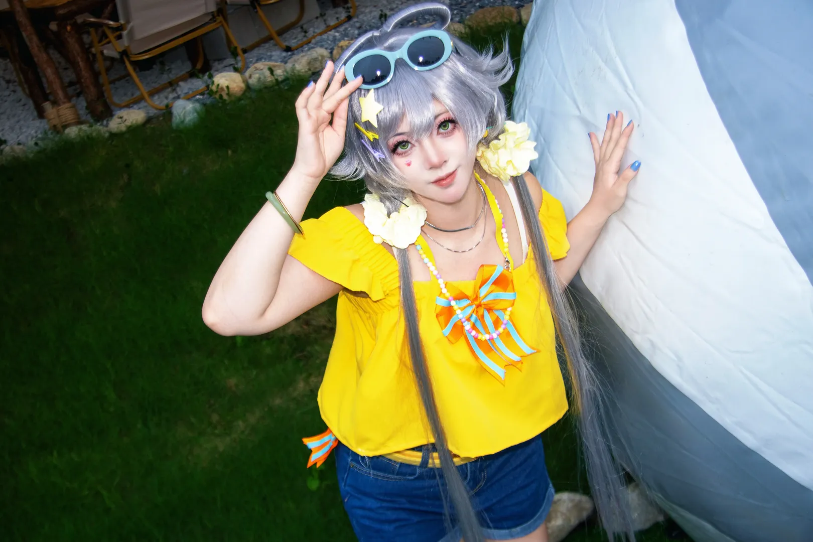 【洛天依cos】夏日戶外露營風，定格最完美的夏天 - 第 1 張