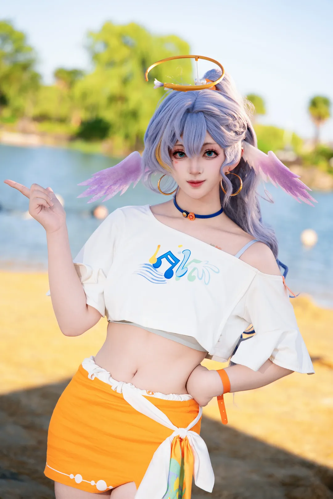 【知更鳥cos】崩壞星穹鐵道夏日海灘外拍記錄 - 第 1 張